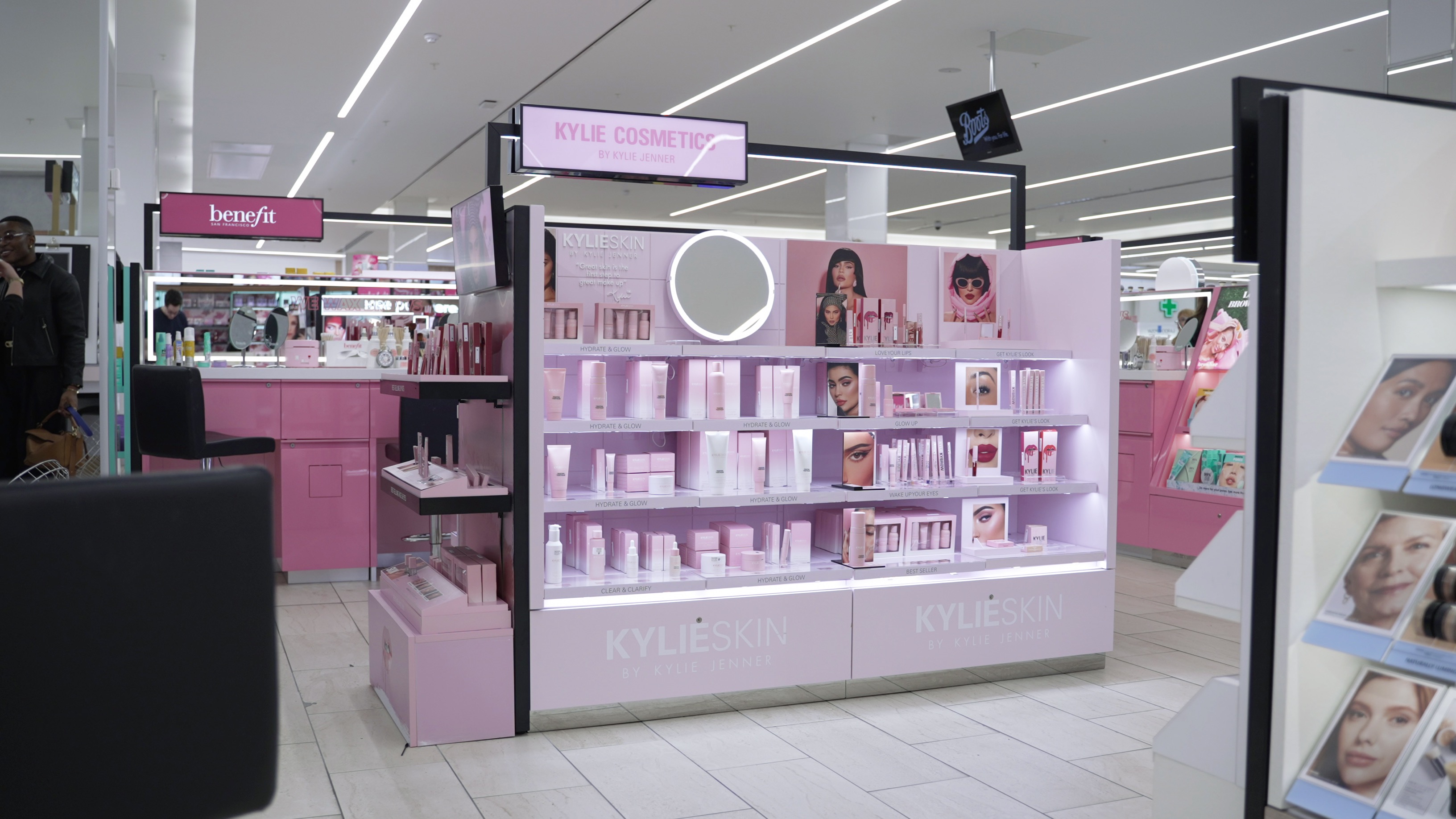 Boots Beauty In Pink Display Boots Beauty In Pink Display